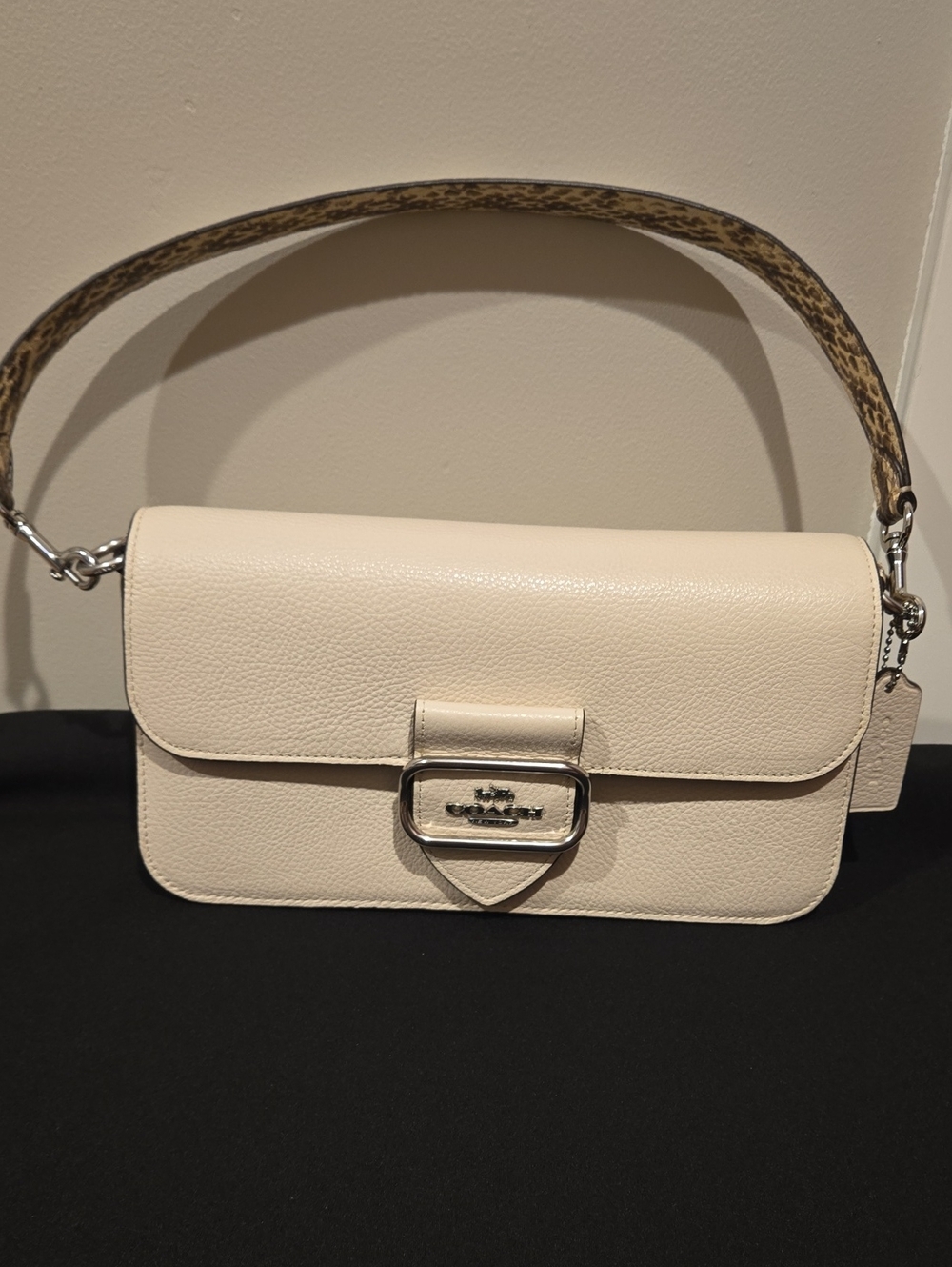 Coach Cream Leather Shoulder Bag